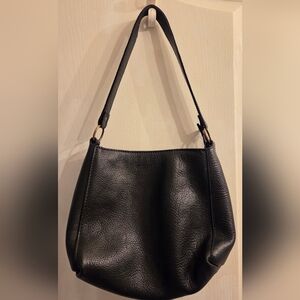 Like New Portland Leather Goods Triangle Shoulder Bag